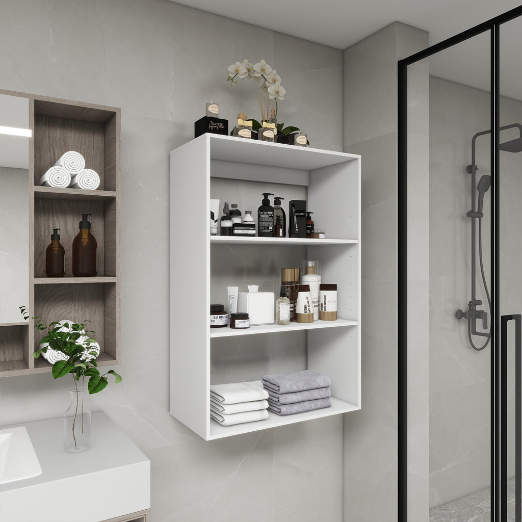 Modular Wall-Mounted Closet Organizer Shelves