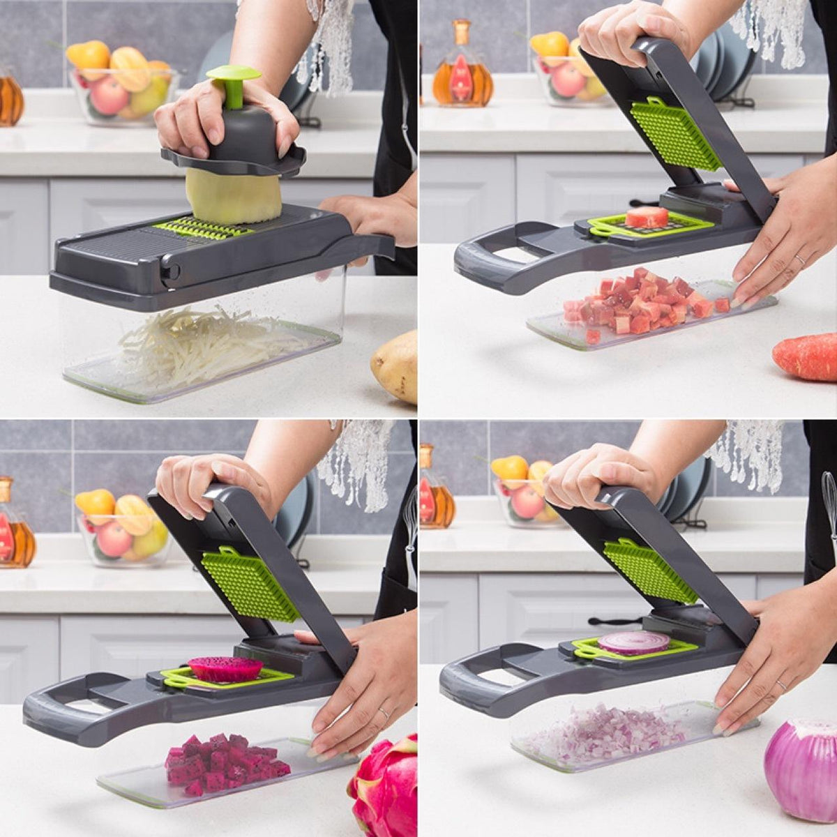 Vegetable Chopper - Chop, Dice & Slice in Seconds