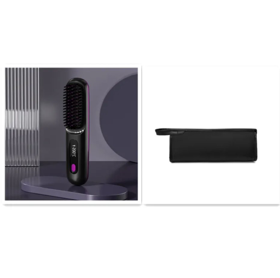 Ceramic Glide Hair Straightener Brush