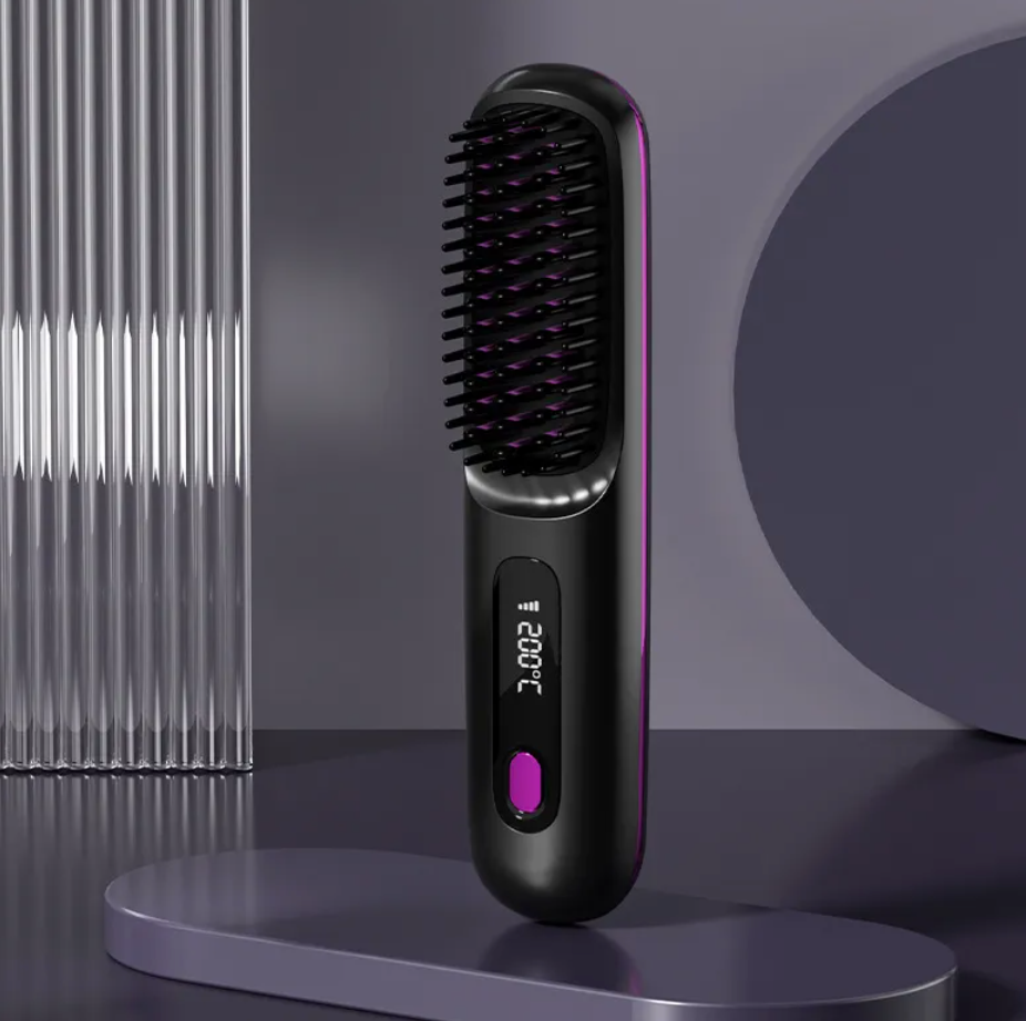 Ceramic Glide Hair Straightener Brush