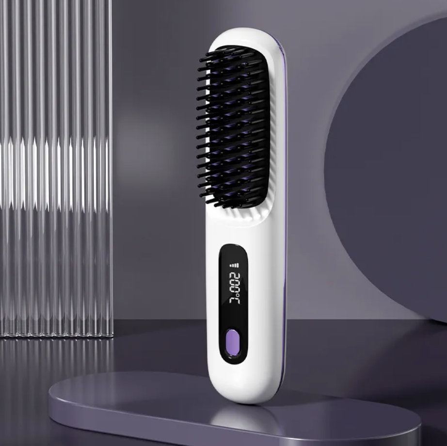 Ceramic Glide Hair Straightener Brush