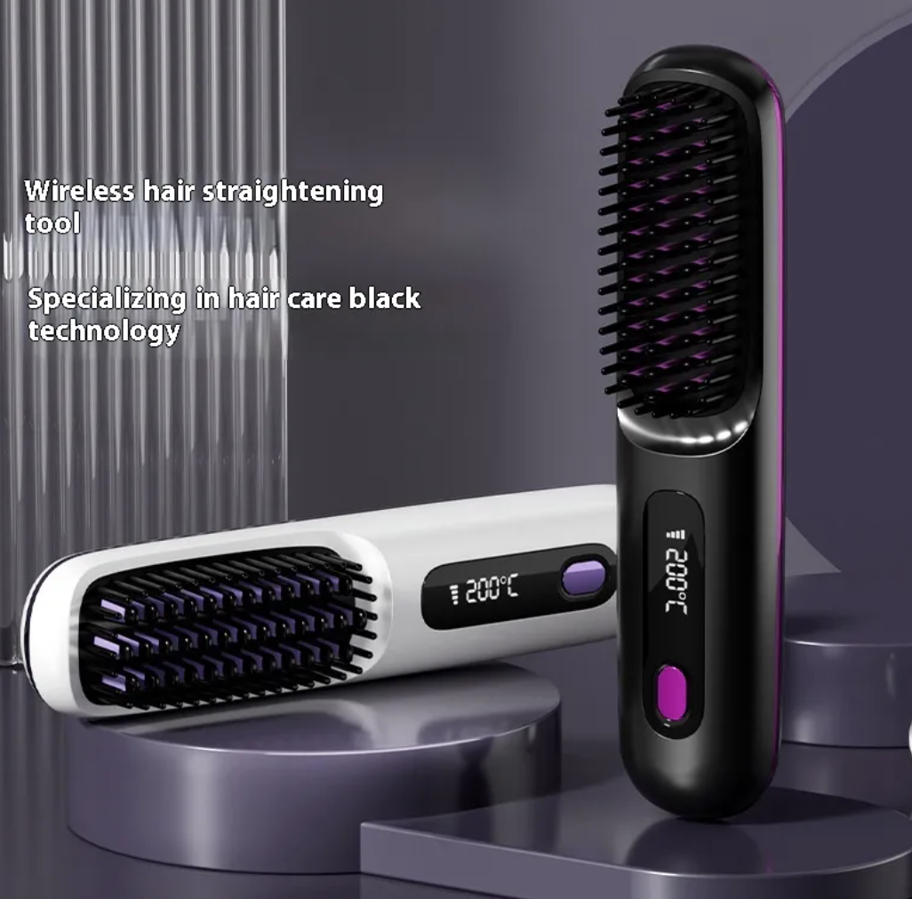Ceramic Glide Hair Straightener Brush