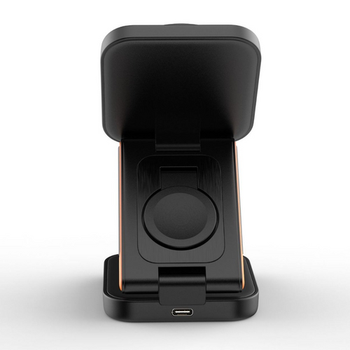 3-in-1 Folding Wireless Charger - Charge Phone, Watch & Earbuds at Once