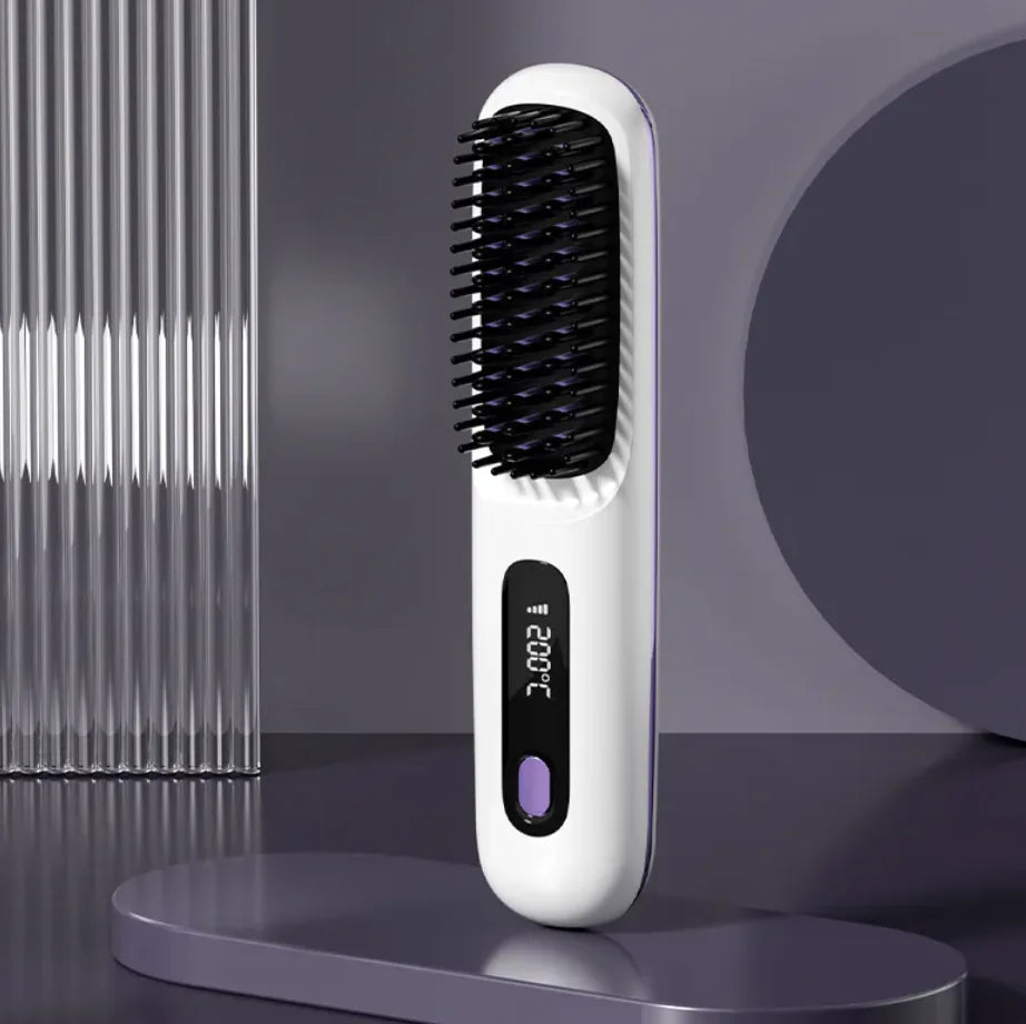 Ceramic Glide Hair Straightener Brush