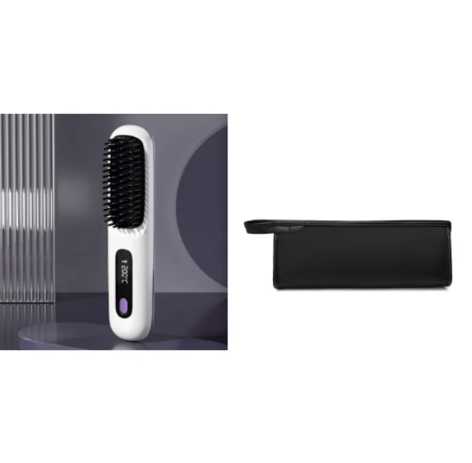 Ceramic Glide Hair Straightener Brush
