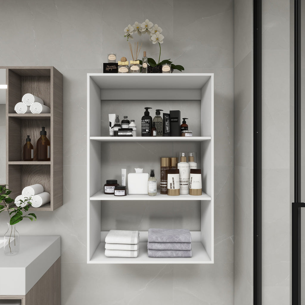 Modular Wall-Mounted Closet Organizer Shelves