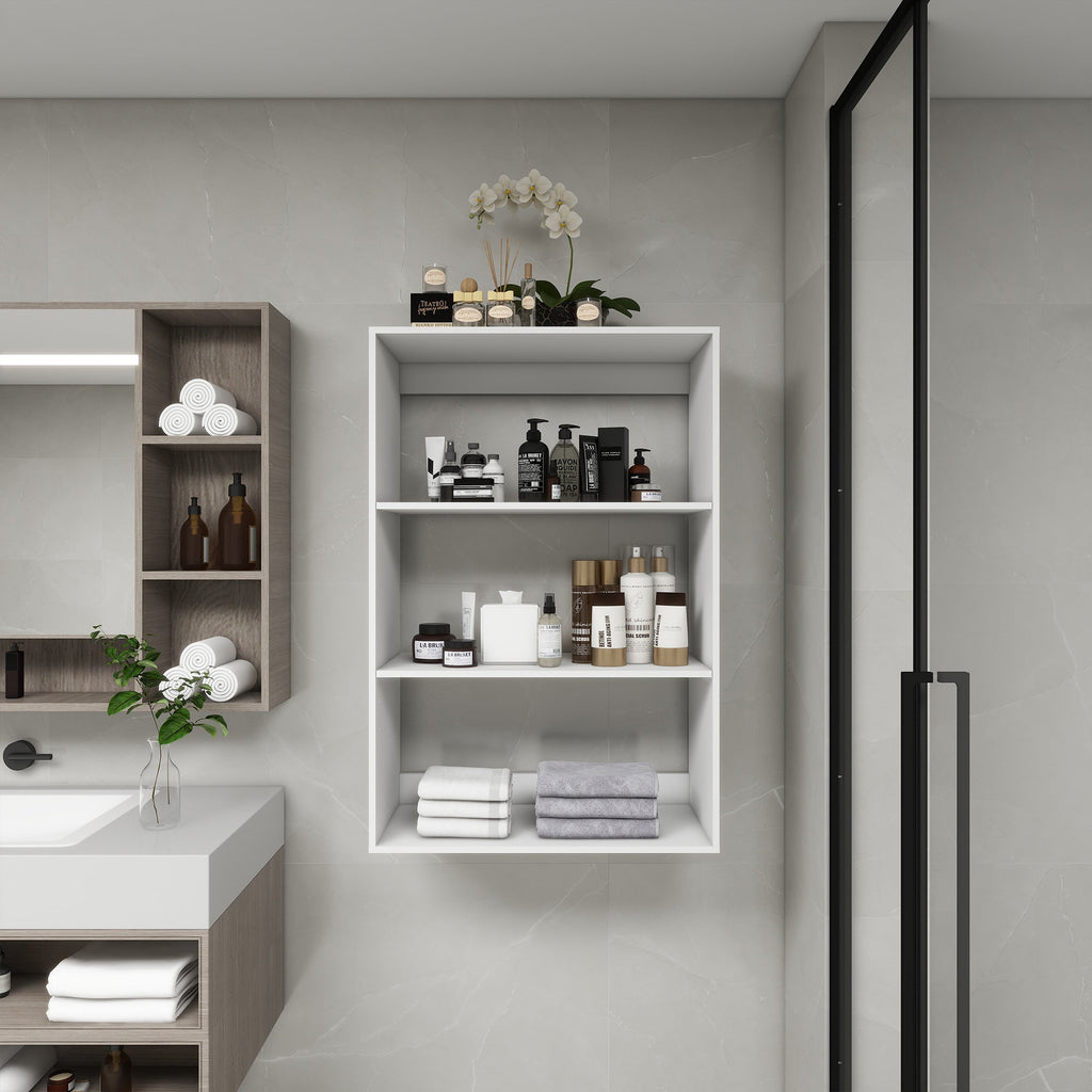 Modular Wall-Mounted Closet Organizer Shelves