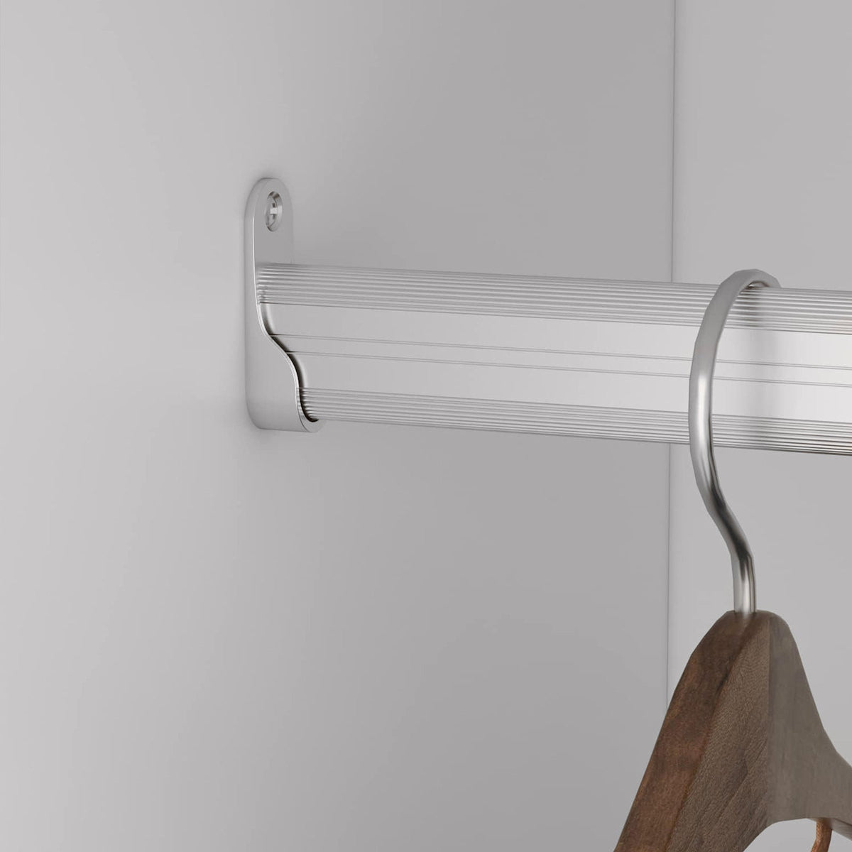 Modular Wall-Mounted Closet Organizer Shelves