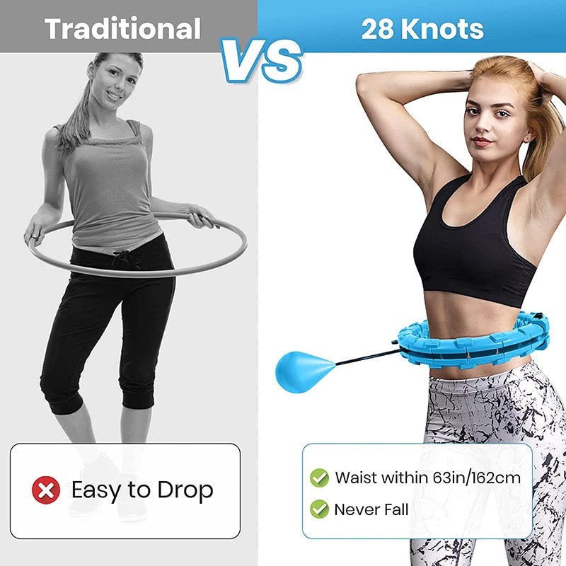 Smart Weighted Fit Hoop - Slim Your Waist at Home
